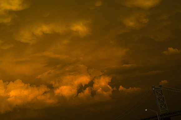 Stormy Summer Sky Over Philadelphia
